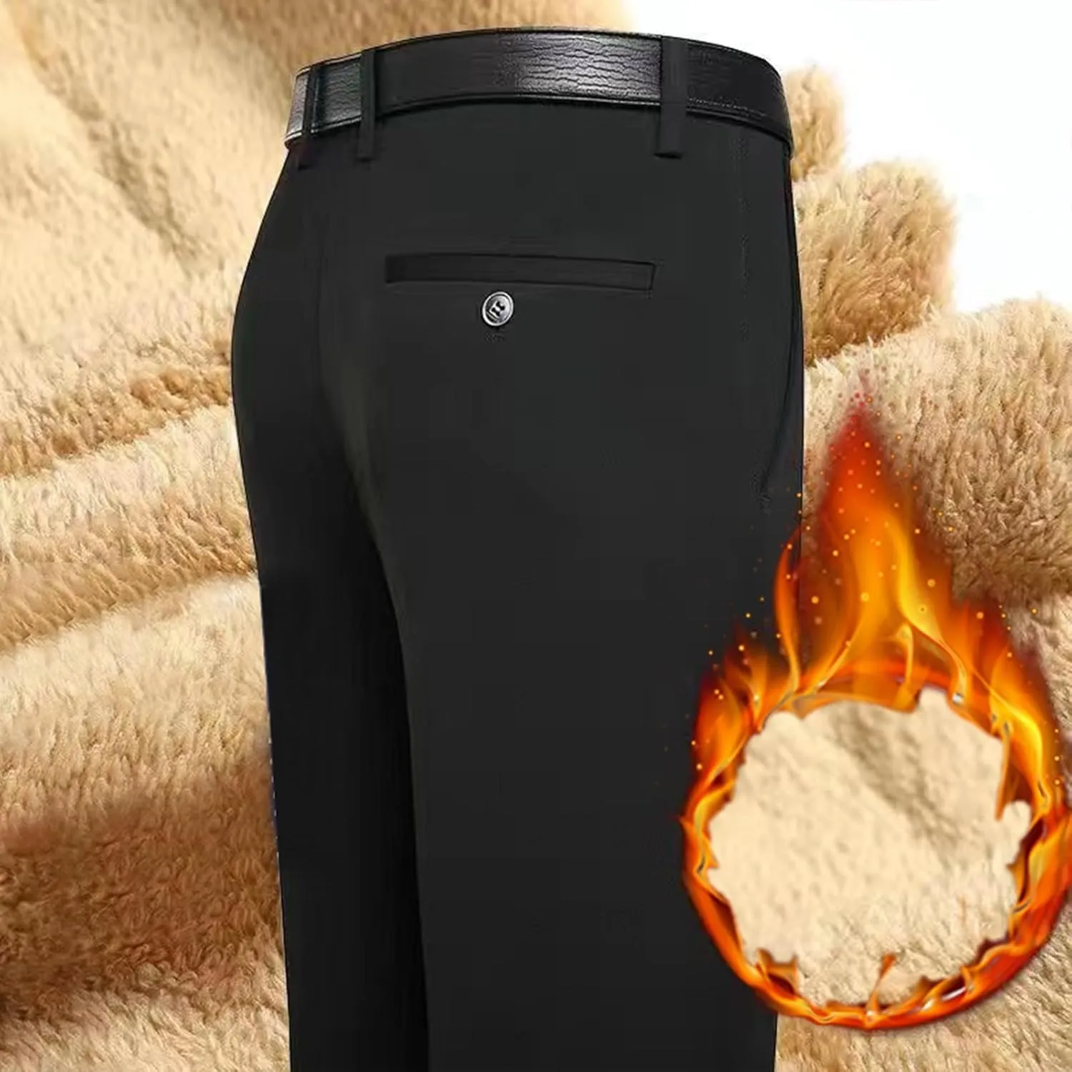Mens Dress Pants,Slim Fit Business Formal Dress Pants Lightweight Straight Leg Skinny Classic Suit Trousers