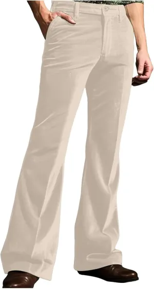 Men's Formal Trousers Straight with Pocket Meeting Business Extension Trousers Suit Pants for Men