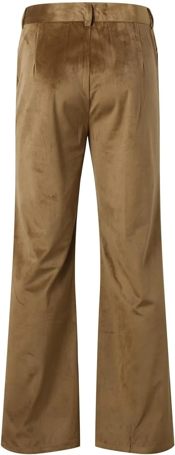 Men's Formal Trousers Straight with Pocket Meeting Business Extension Trousers Suit Pants for Men