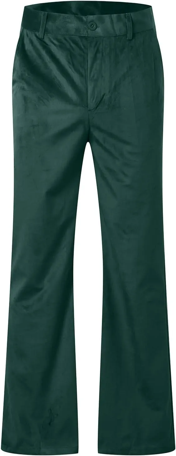 Men's Formal Trousers Straight with Pocket Meeting Business Extension Trousers Suit Pants for Men