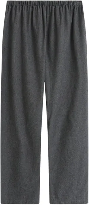 Men's Lightweight Cotton Sleep Pants Elastic Casual Straight Leg Breathable Comfort Soft Loose Fit Fashion Trousers