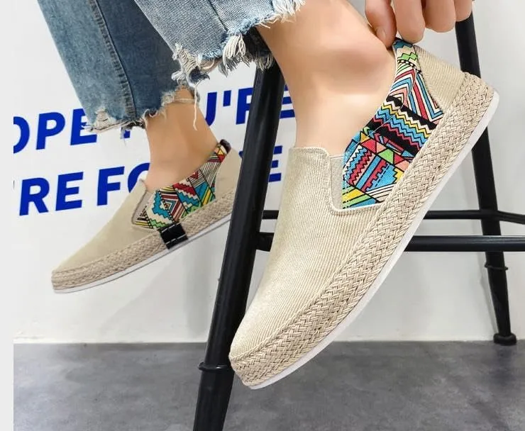 Men's Loafers Shoes Canvas Sneakers Skateboard Shoes Casual Shoes Platform Sneakers for Comfy Walking Shoes Tennis Shoes Slip On Walking Shoes Running