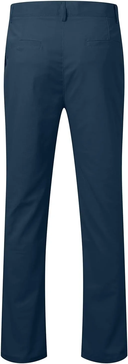 Men's Pants Linen Pants Solid Color Straight Business Summer Casual Comfortable Beach Fashion Slim Fit Dress Pant
