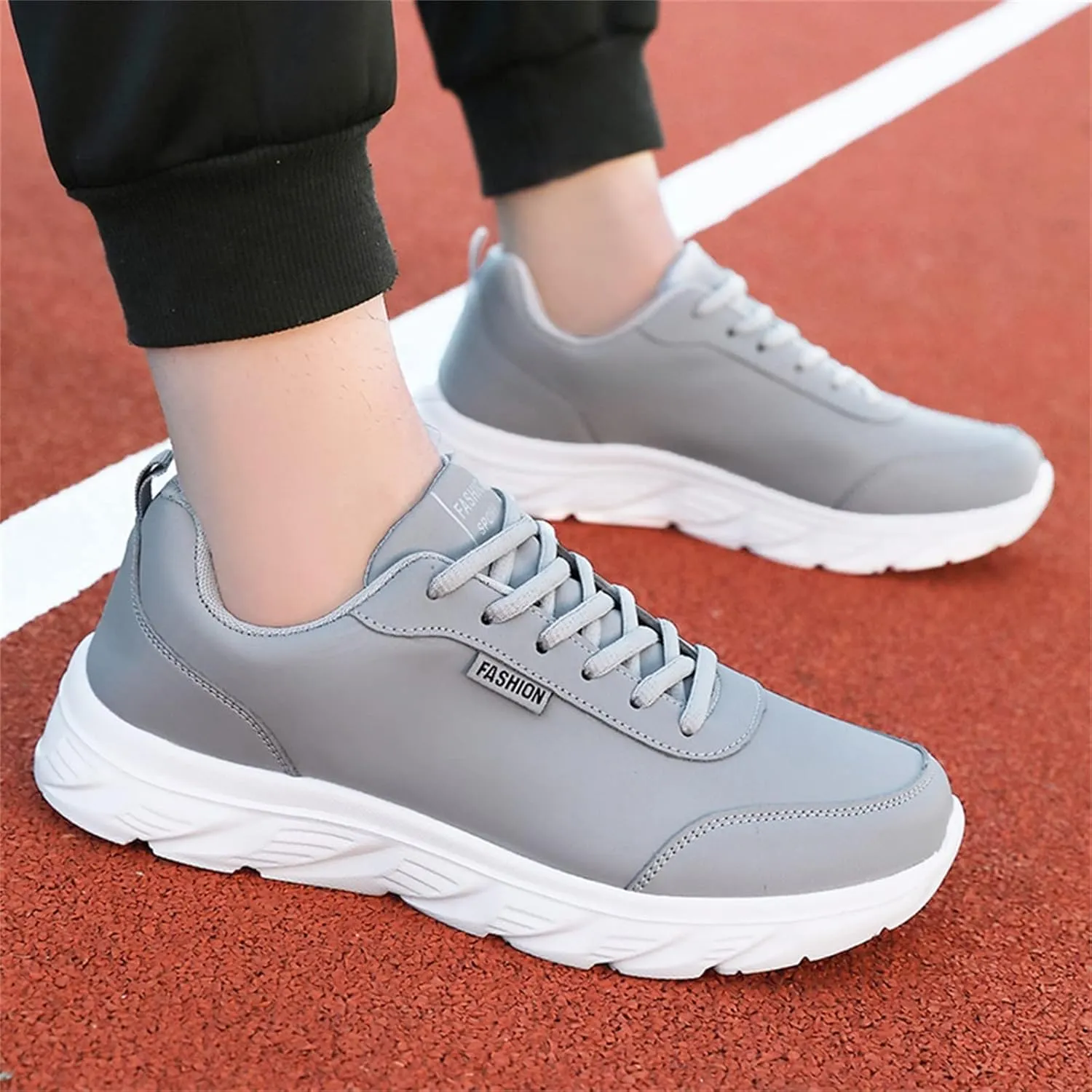 Mens Running Shoes Outdoor Slip on Walking Athletic Sneakers Non Slip Casual Lightweight Sport Tennis Shoes