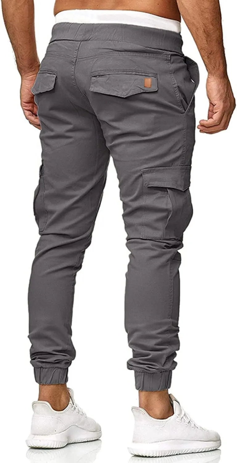 Men's Sports Casual Jogging Trousers Lightweight Hiking Work Pants Outdoor Pant