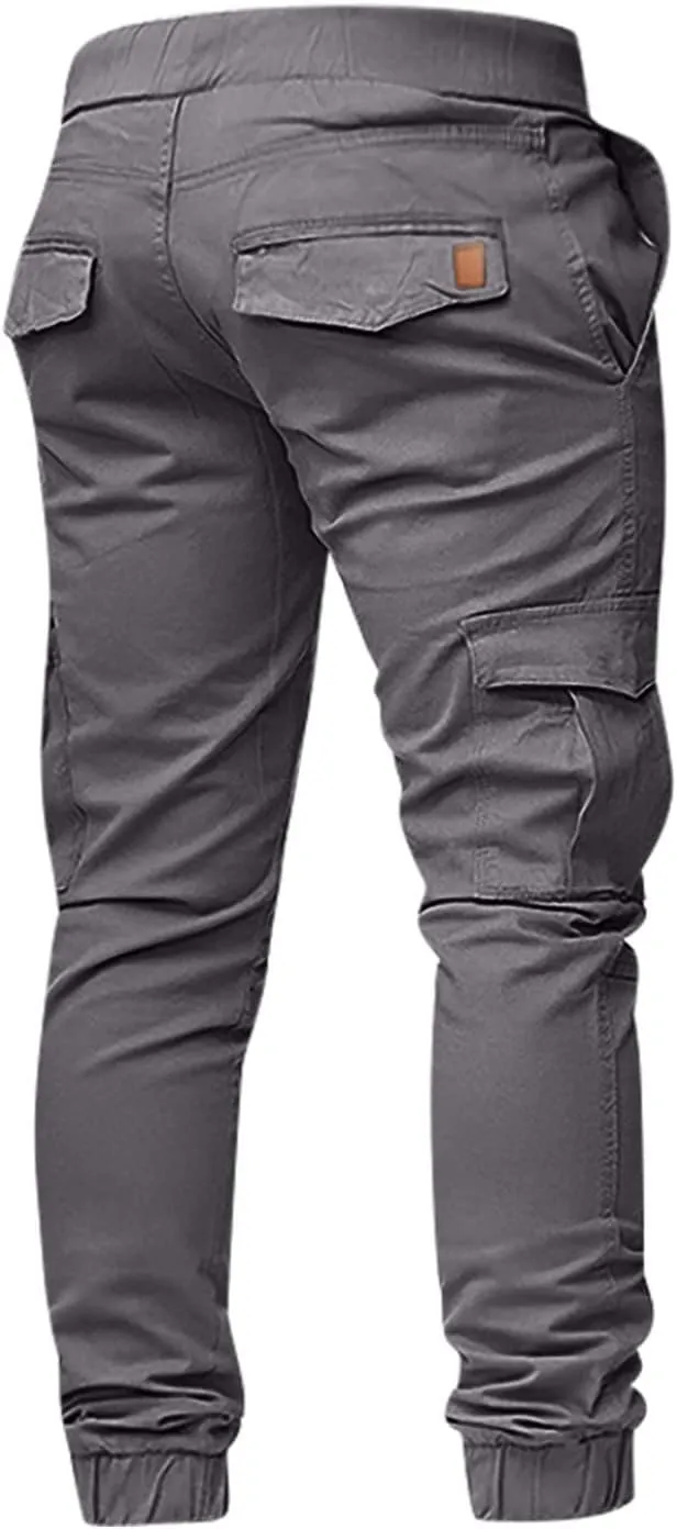 Men's Sports Casual Jogging Trousers Lightweight Hiking Work Pants Outdoor Pant