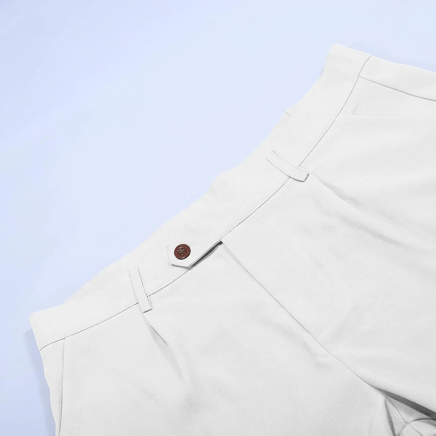 Men's Suit Pants,Classic Expandable Waist Business Work Suit Pants Slim Fit Skinny Formal Dress Trousers