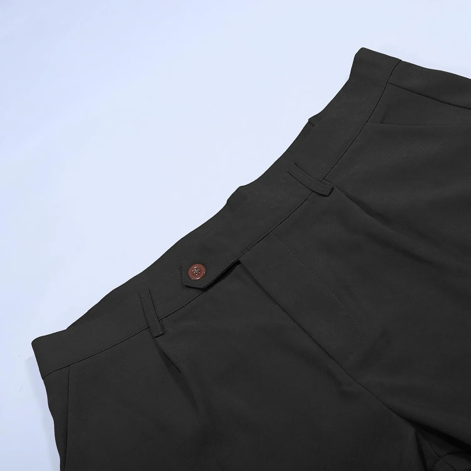 Men's Suit Pants,Classic Expandable Waist Business Work Suit Pants Slim Fit Skinny Formal Dress Trousers