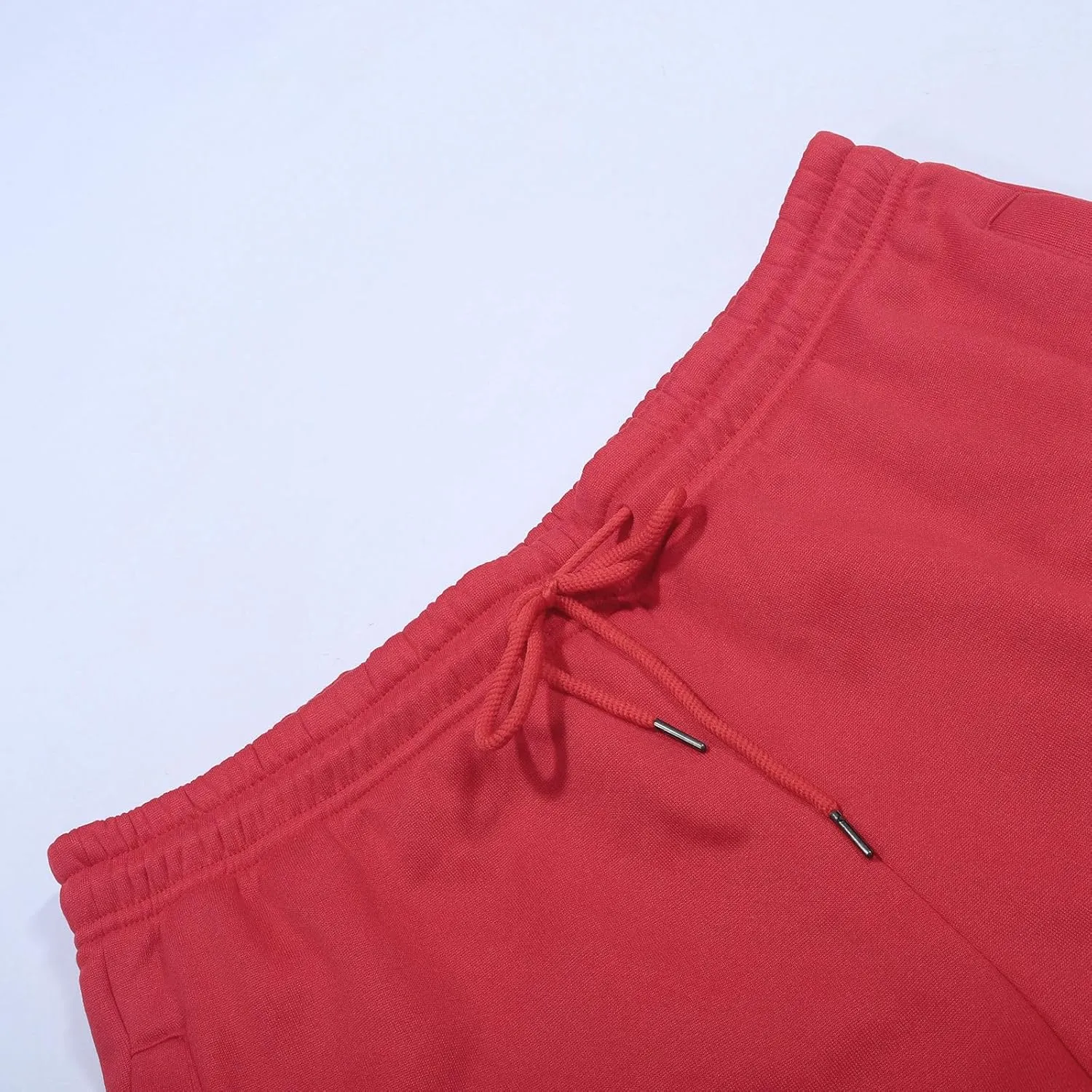 Mens Sweatpants Joggers, Fleece Baggy Sweatpants Cargo Straight Leg Elastic Waist Pants, Casual Drawstring Sweatpants