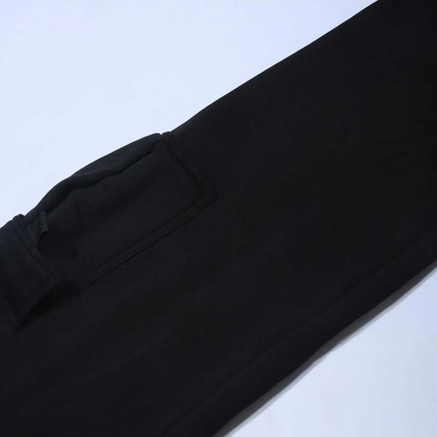 Mens Sweatpants Joggers, Fleece Baggy Sweatpants Cargo Straight Leg Elastic Waist Pants, Casual Drawstring Sweatpants