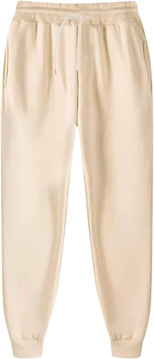 Mens Sweatpants with Pockets Big and Tall Fleece Jogger Sweatpants Men's Basic Active Fleece Jogger Pants Sweatpants