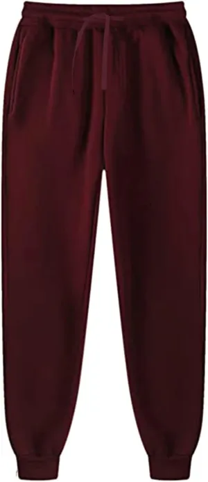 Mens Sweatpants with Pockets Big and Tall Fleece Jogger Sweatpants Men's Basic Active Fleece Jogger Pants Sweatpants