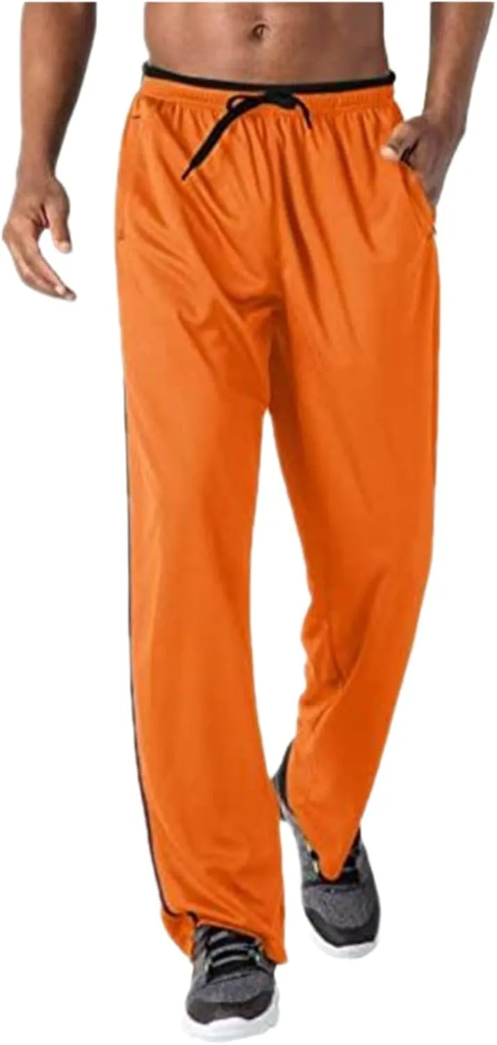 Men's Track Pants Hip-hop Hipster Jogging Pants Color Block Stretch Drawstring Trousers Breathable Comfort Trousers
