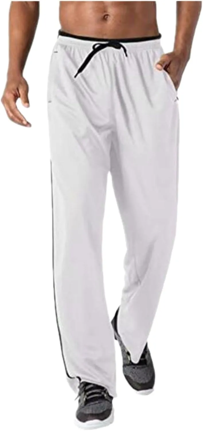 Men's Track Pants Hip-hop Hipster Jogging Pants Color Block Stretch Drawstring Trousers Breathable Comfort Trousers