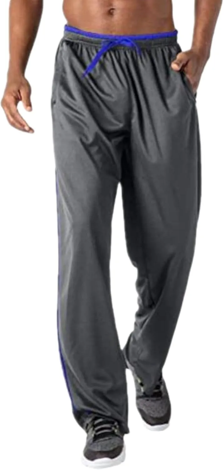 Men's Track Pants Hip-hop Hipster Jogging Pants Color Block Stretch Drawstring Trousers Breathable Comfort Trousers