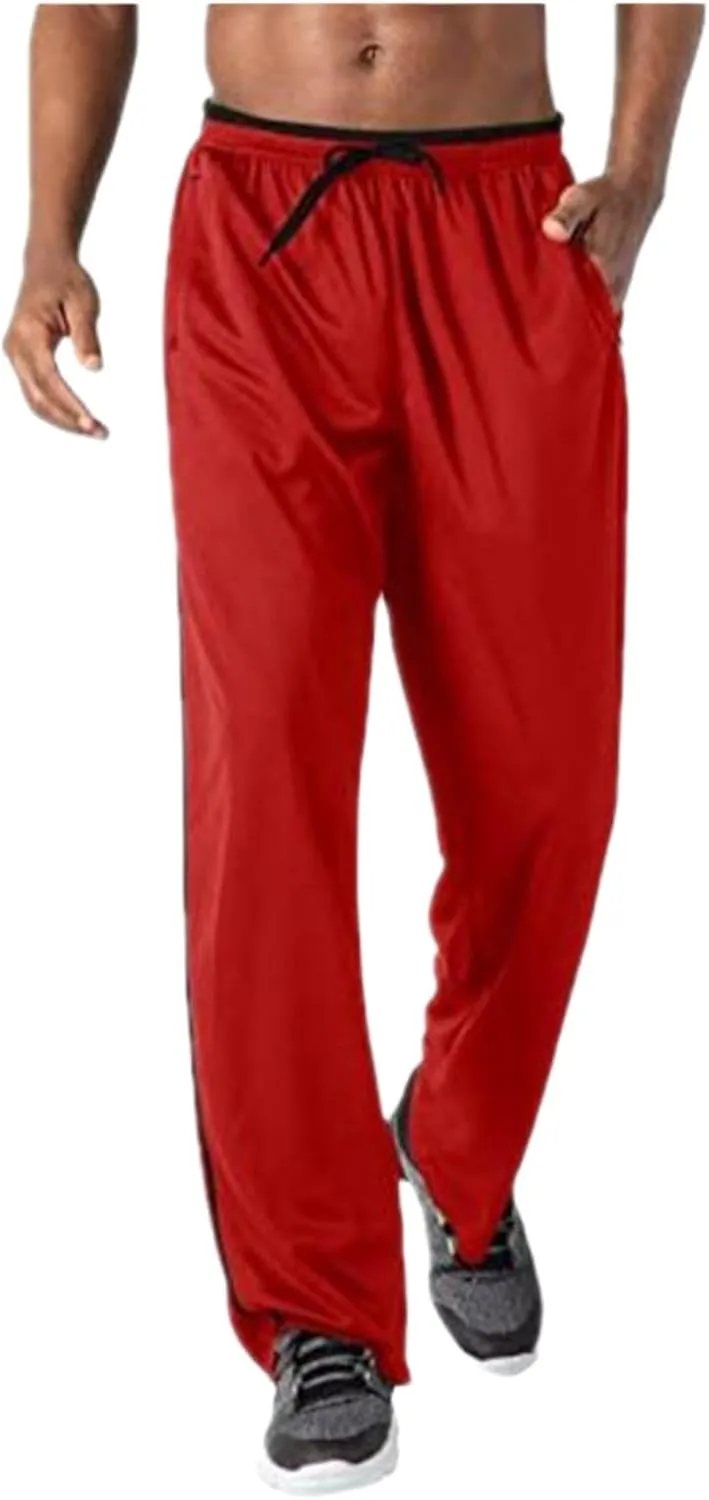 Men's Track Pants Hip-hop Hipster Jogging Pants Color Block Stretch Drawstring Trousers Breathable Comfort Trousers