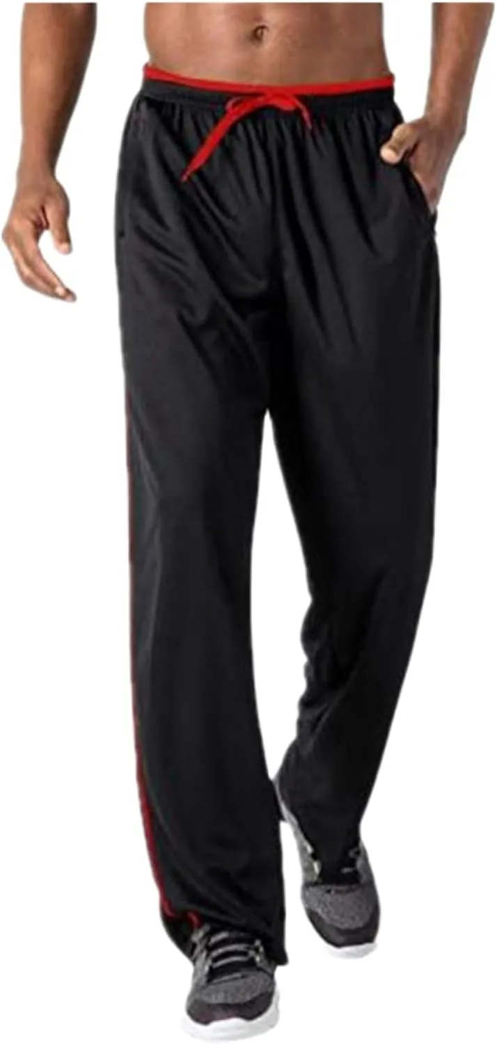 Men's Track Pants Hip-hop Hipster Jogging Pants Color Block Stretch Drawstring Trousers Breathable Comfort Trousers
