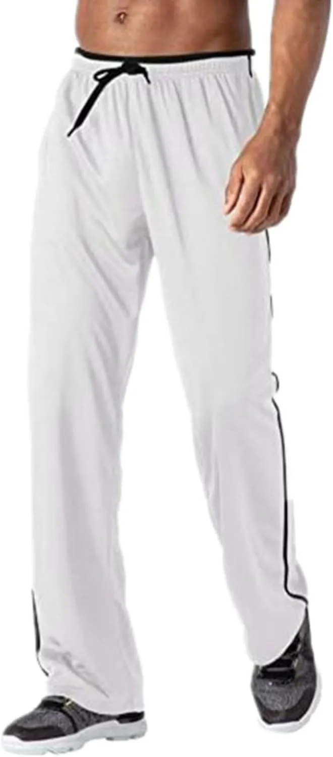 Men's Track Pants Hip-hop Hipster Jogging Pants Color Block Stretch Drawstring Trousers Breathable Comfort Trousers