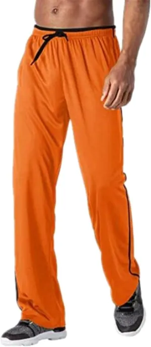 Men's Track Pants Hip-hop Hipster Jogging Pants Color Block Stretch Drawstring Trousers Breathable Comfort Trousers