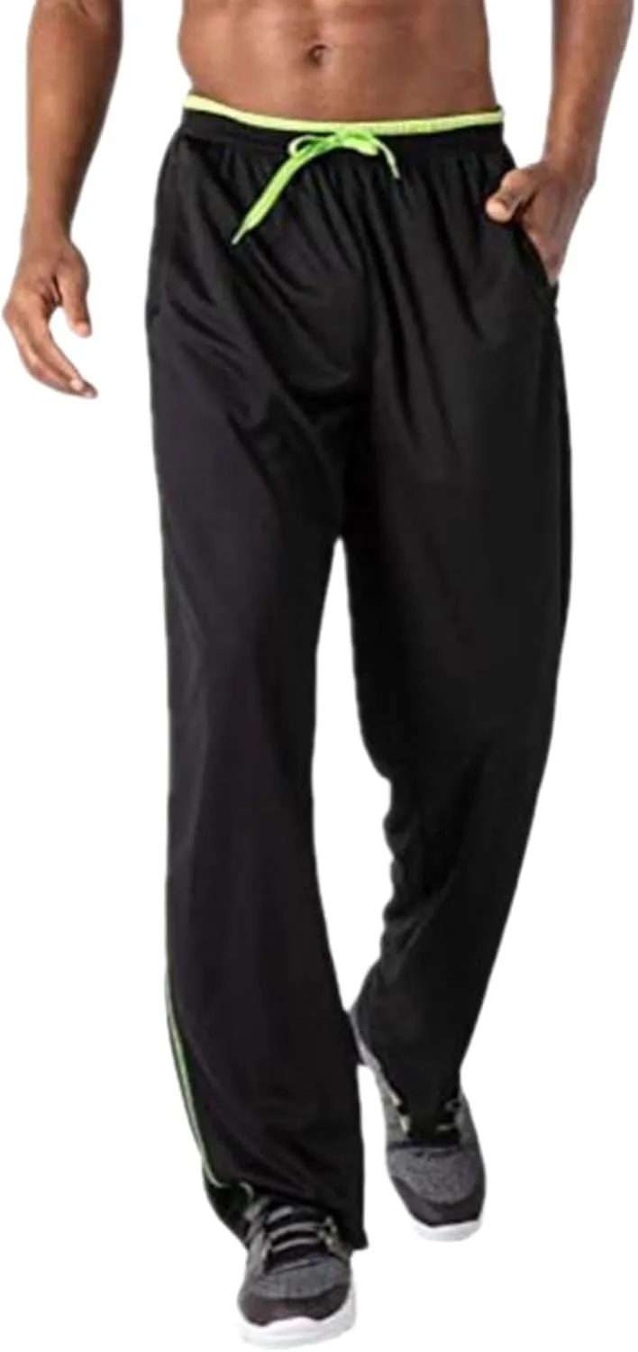 Men's Track Pants Hip-hop Hipster Jogging Pants Color Block Stretch Drawstring Trousers Breathable Comfort Trousers
