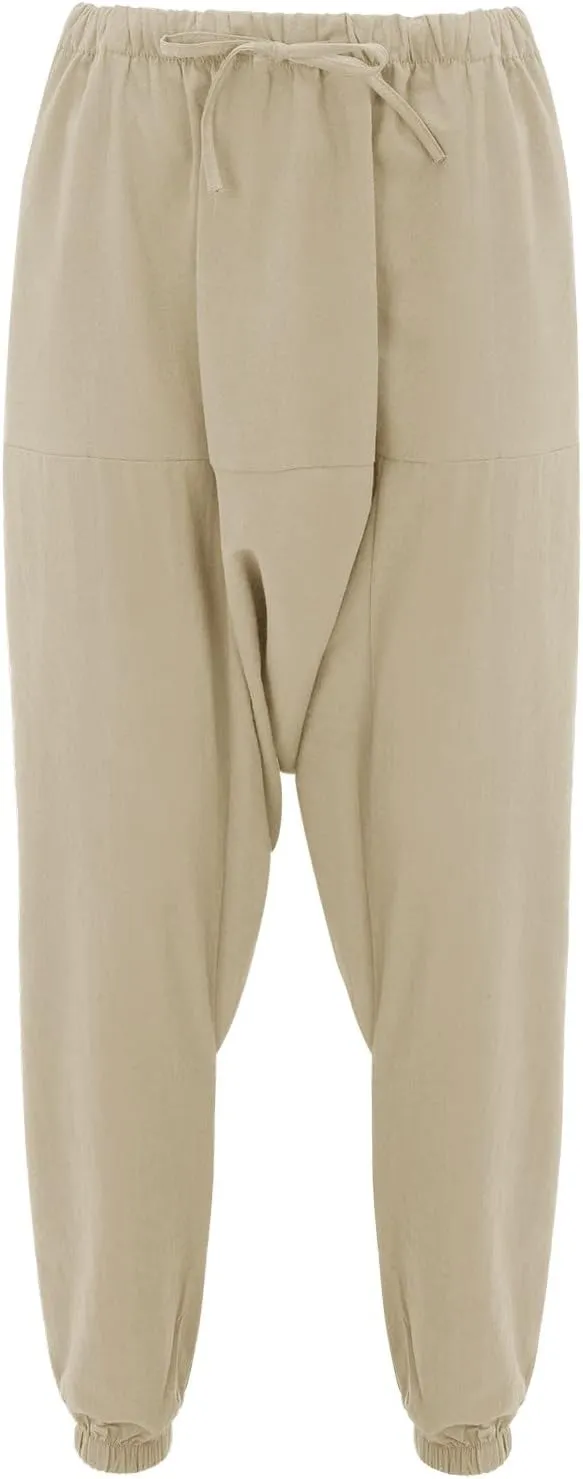 Mens Workout Cargo Sweatpants Rock Street Harem Pants Sweatpants with Pockets Sweatpants for Men Loose Fit Drawstring