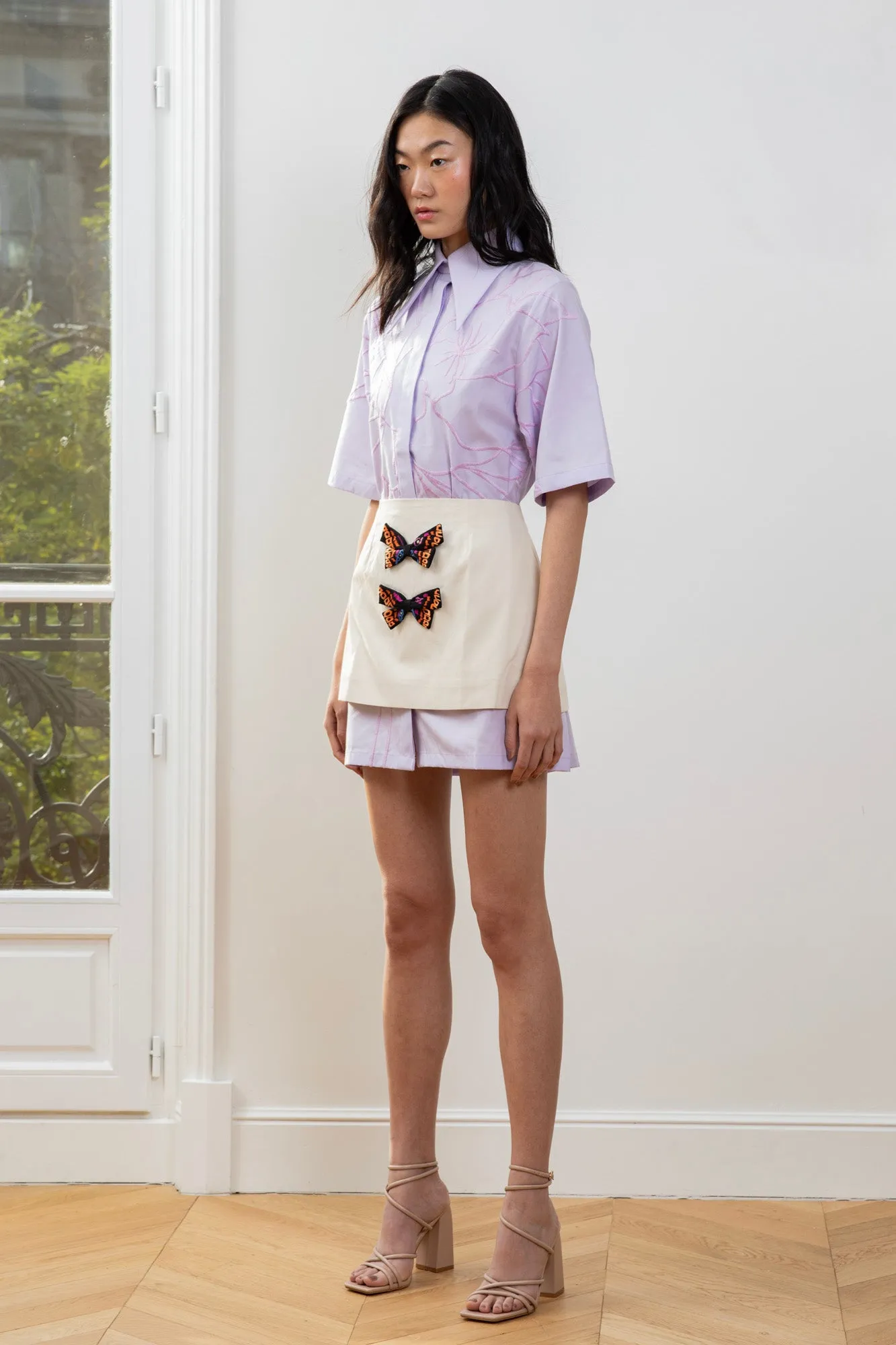 Midnight blossom skirt
