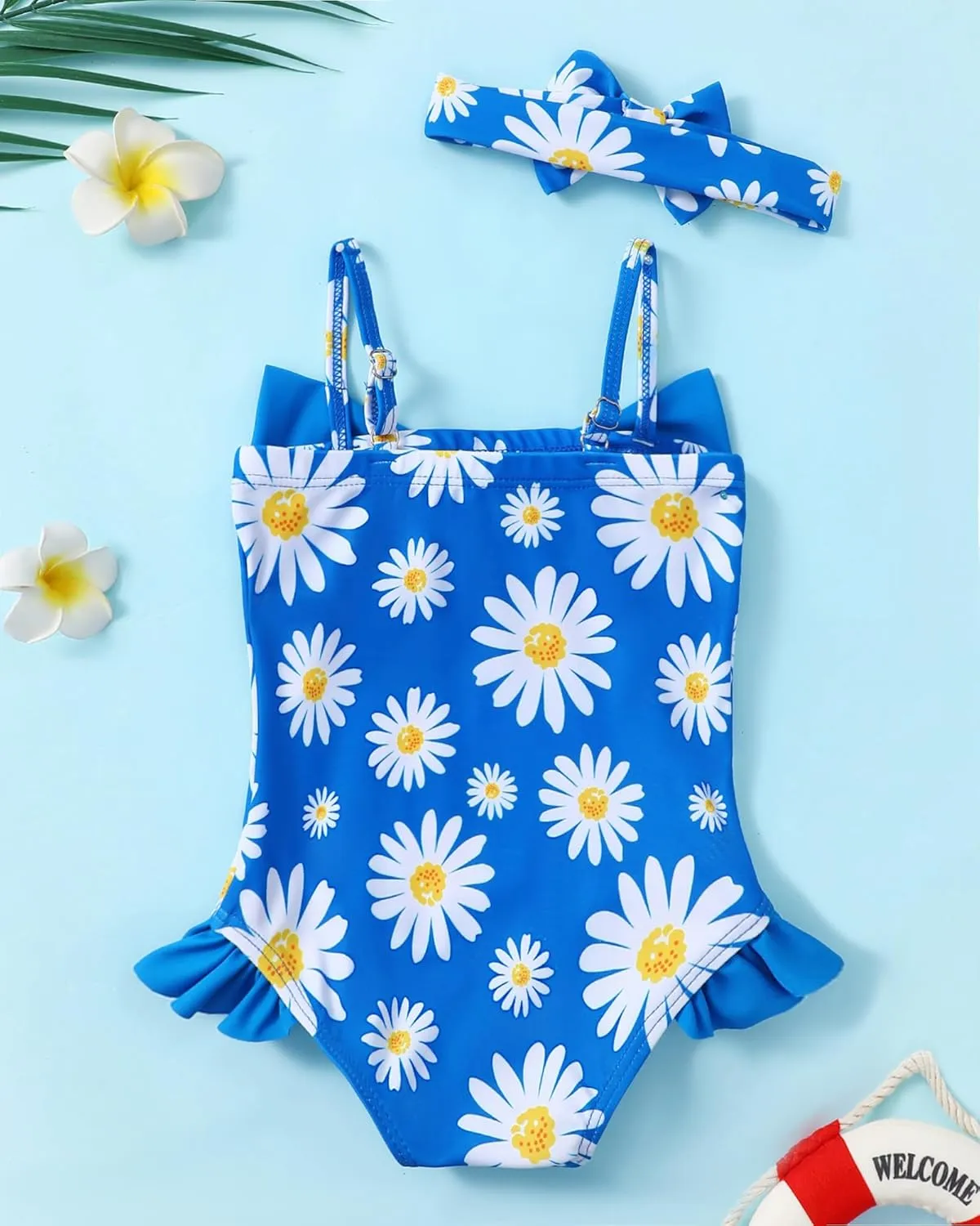 Mioglrie Baby Toddler Girls Swimsuits One Piece Bathing Suit Girls Bikinis