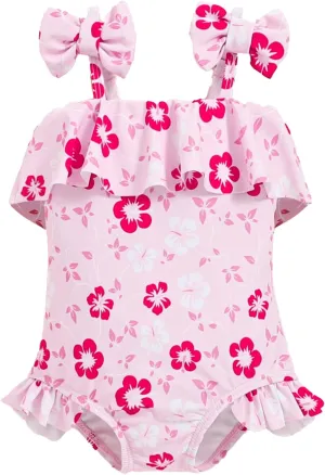Mioglrie Baby Toddler Girls Swimsuits One Piece Bathing Suit Girls Bikinis