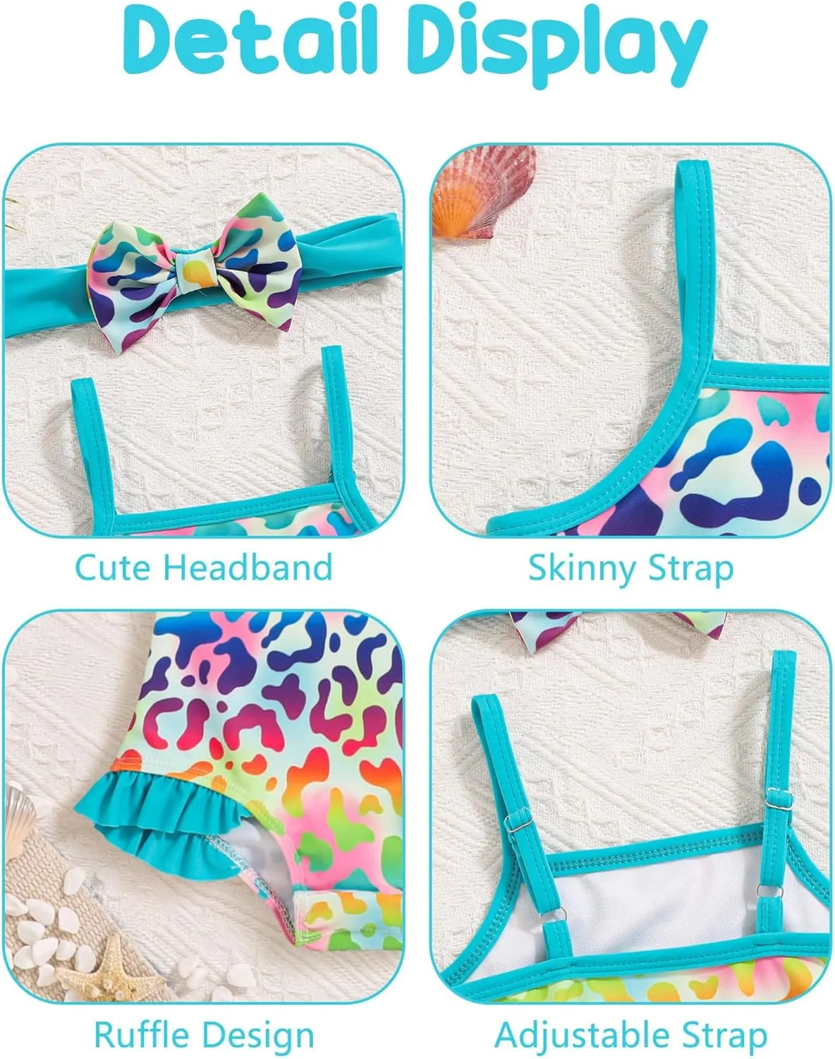 Mioglrie Baby Toddler Girls Swimsuits One Piece Bathing Suit Girls Bikinis