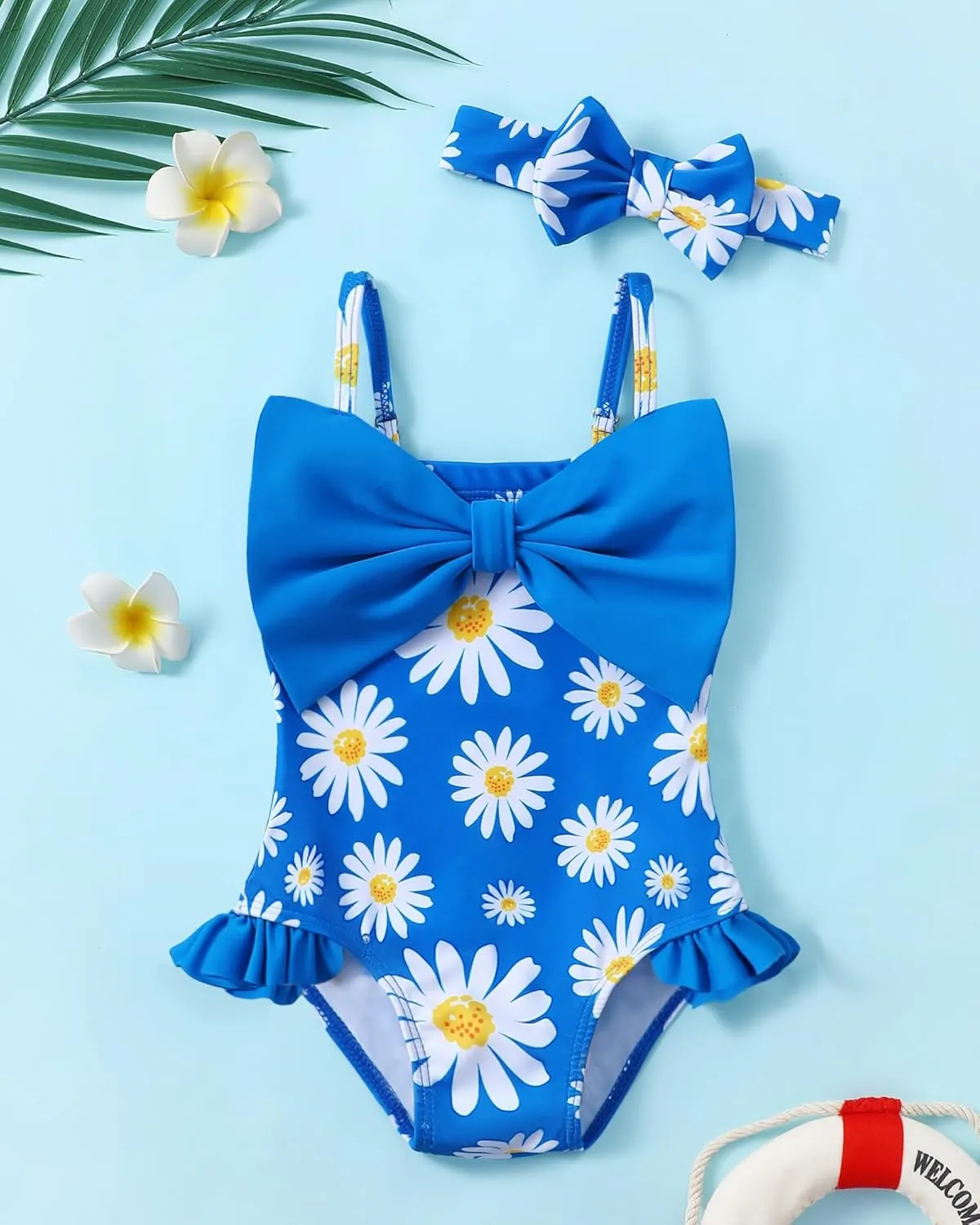 Mioglrie Baby Toddler Girls Swimsuits One Piece Bathing Suit Girls Bikinis