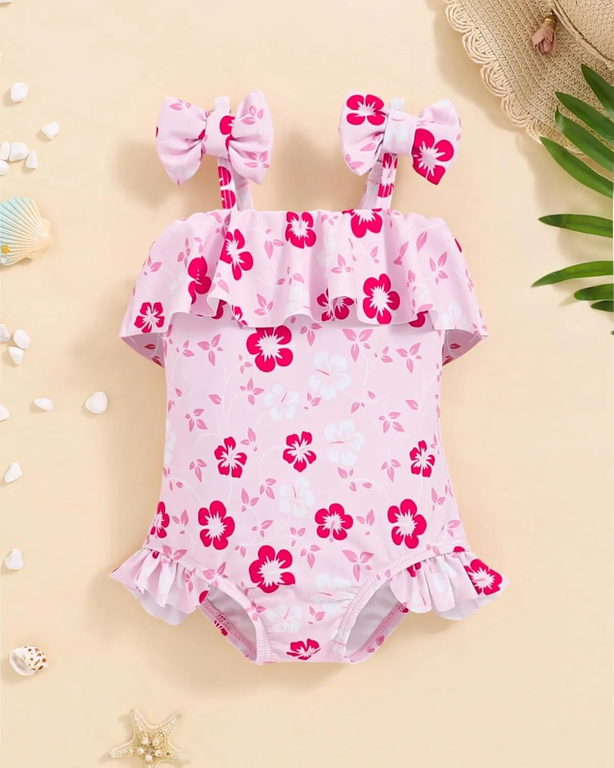 Mioglrie Baby Toddler Girls Swimsuits One Piece Bathing Suit Girls Bikinis