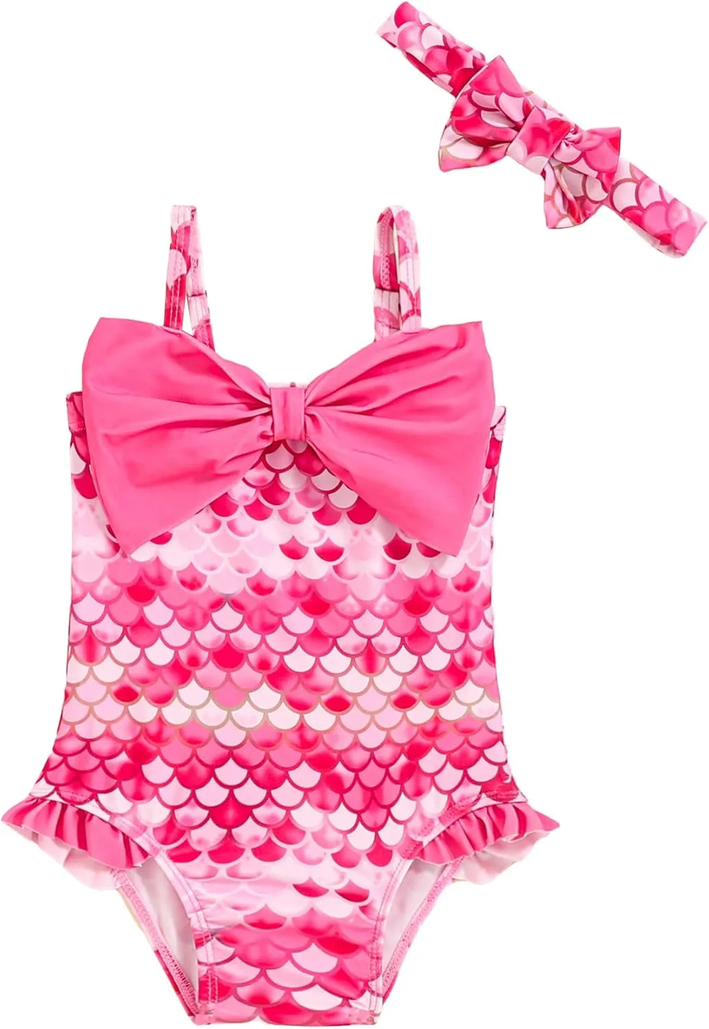 Mioglrie Baby Toddler Girls Swimsuits One Piece Bathing Suit Girls Bikinis