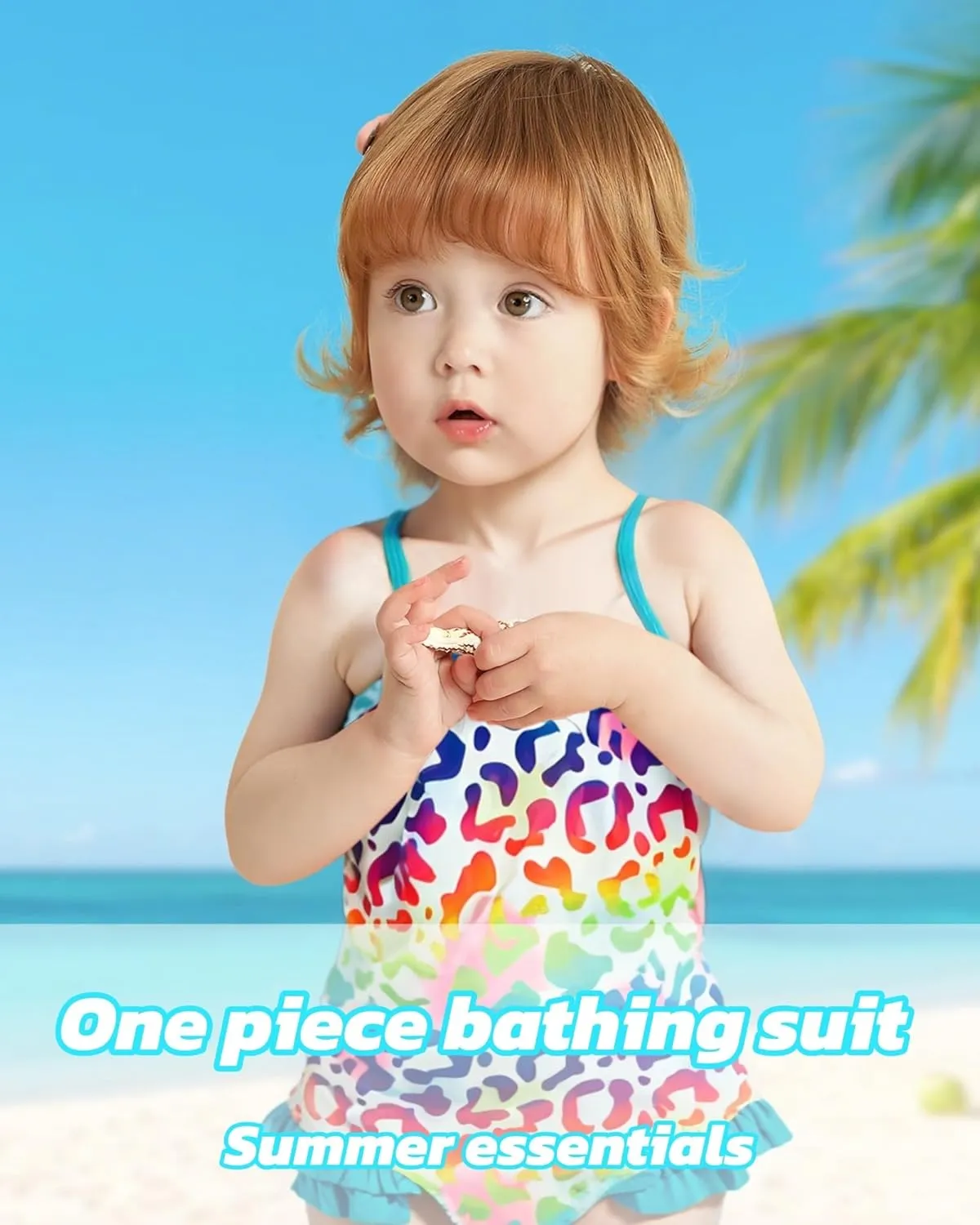Mioglrie Baby Toddler Girls Swimsuits One Piece Bathing Suit Girls Bikinis