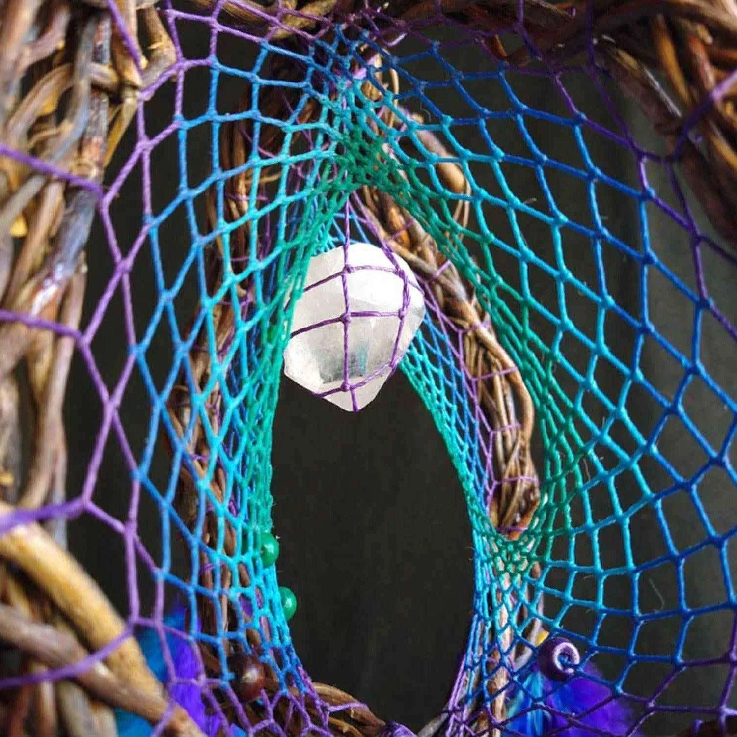 Mobile dream catchers, sphere decor, 3d orb dreamcatchers, bohemian and nature