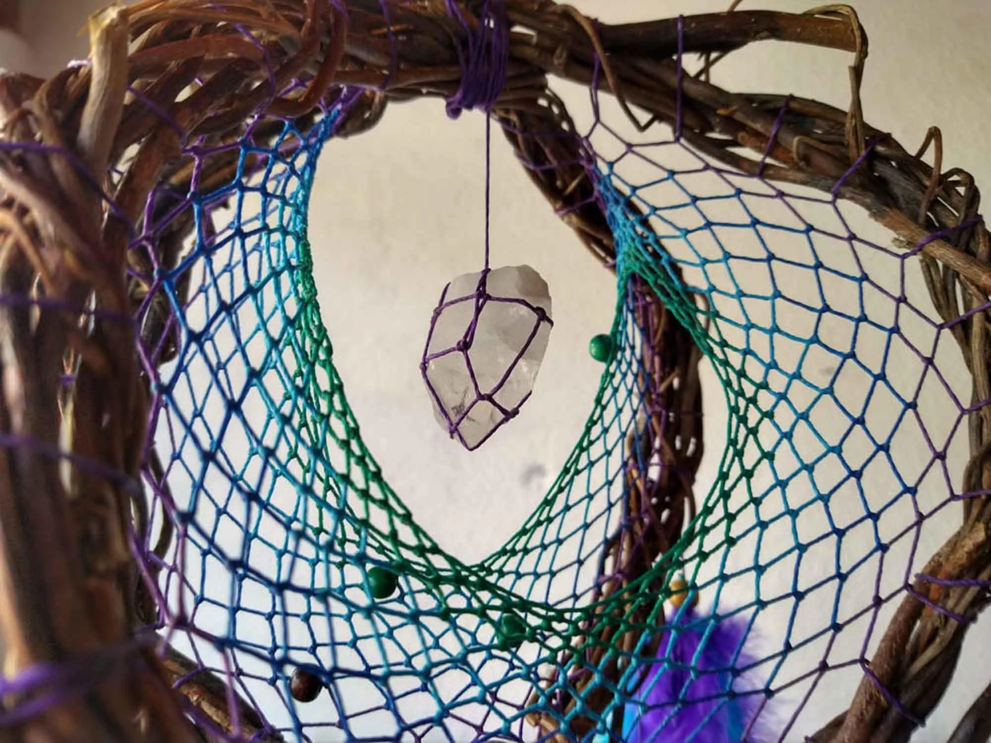 Mobile dream catchers, sphere decor, 3d orb dreamcatchers, bohemian and nature