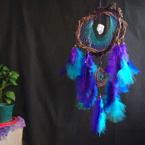 Mobile dream catchers, sphere decor, 3d orb dreamcatchers, bohemian and nature