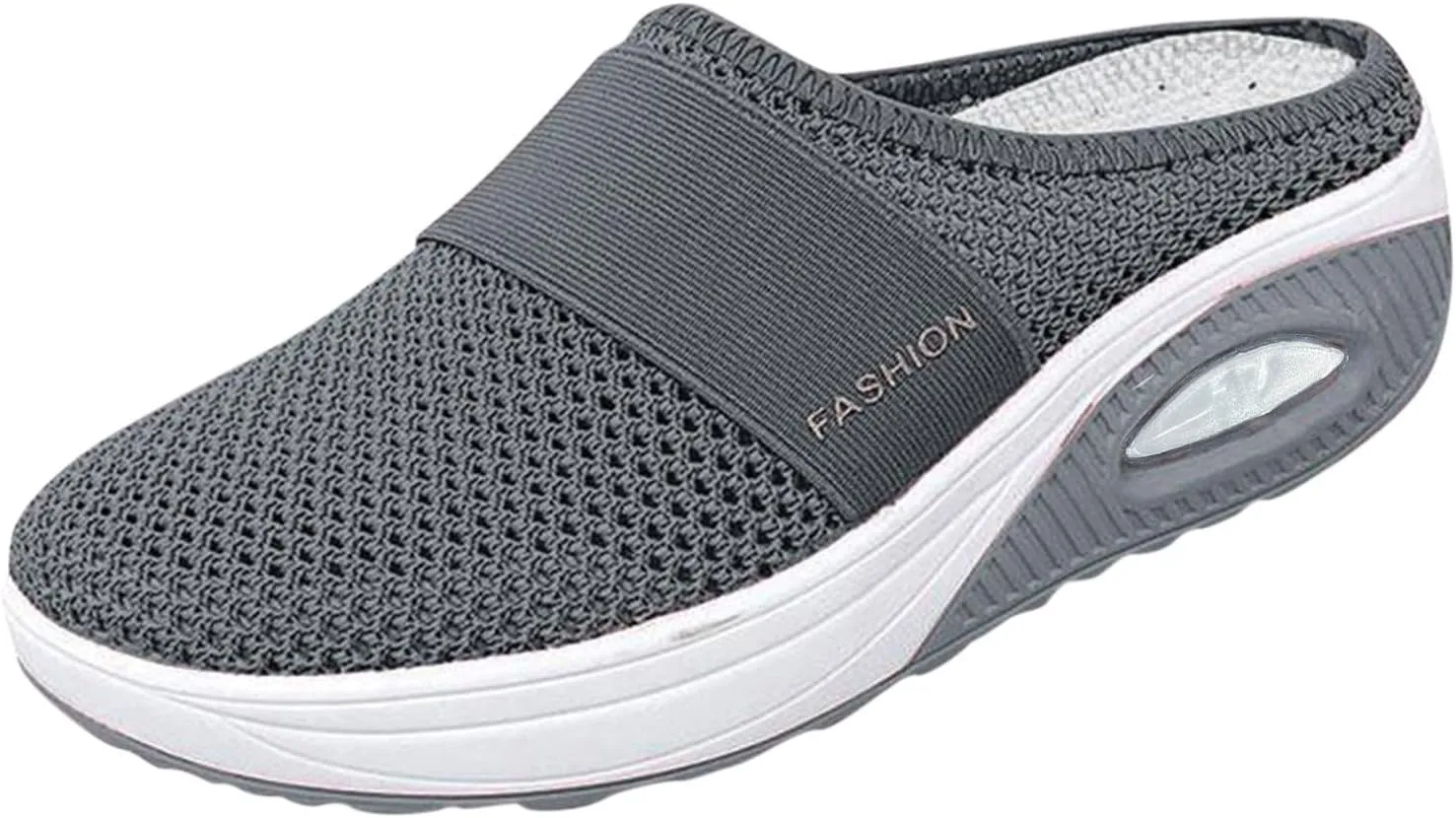 Mules for Women 2024 Walking Sneakers Summer Slip-On Shoes Breathable Slippers Lightweight Closed Toe Slides Slippers