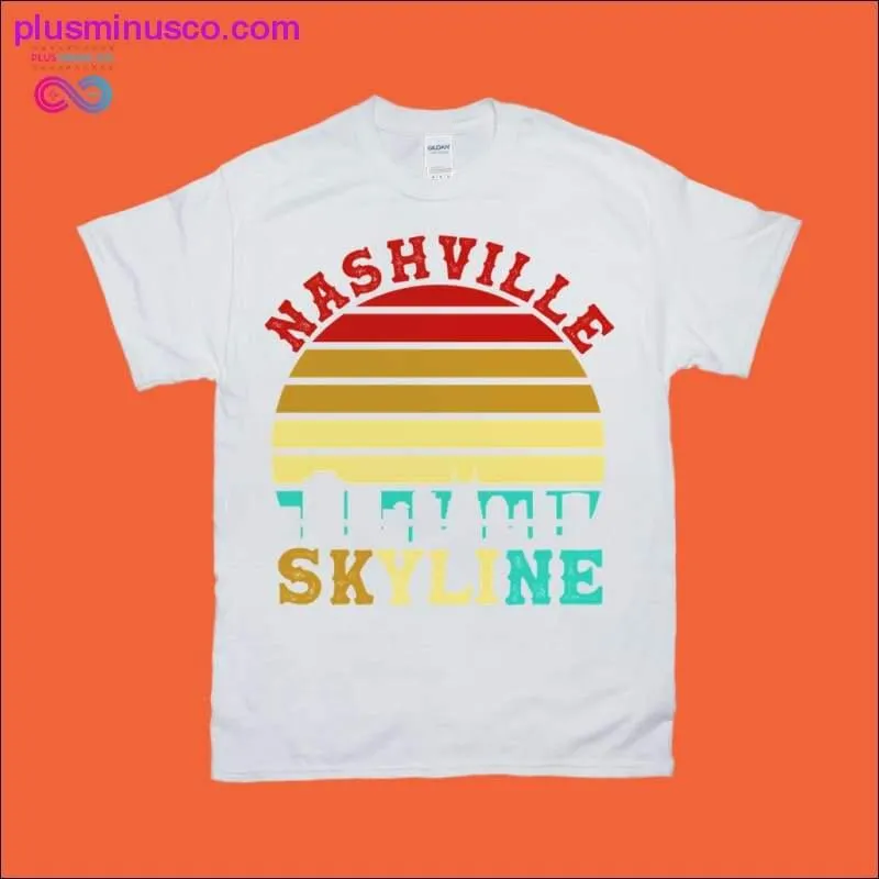 Nashville Skyline | Retro Sunset T-Shirts