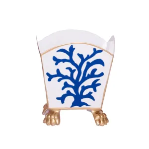 Navy Coral Cachepot, Large