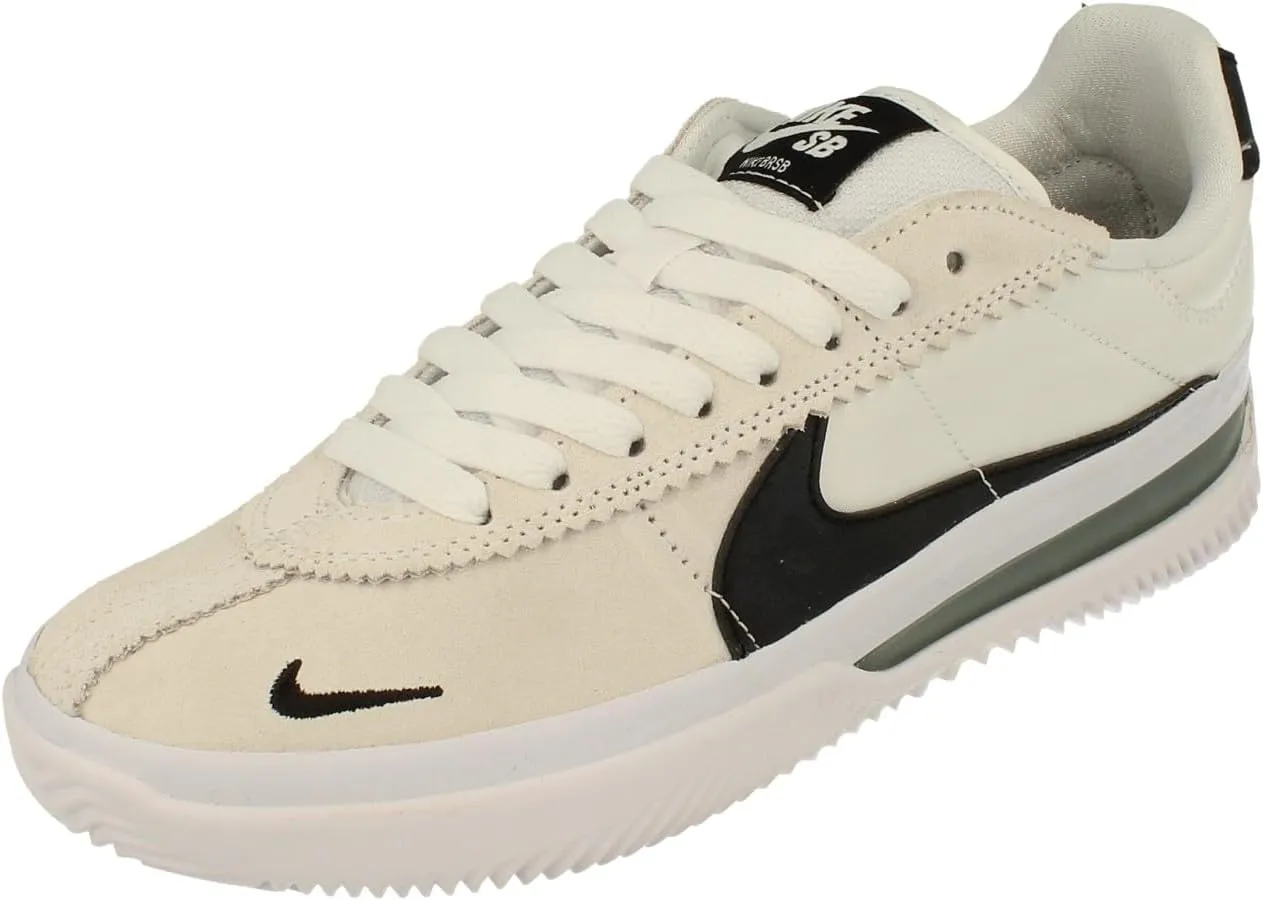 Nike SB BRSB Mens Trainers DH9227 Sneakers Shoes (UK 5.5 US 6 EU 38.5, White Black White 101)