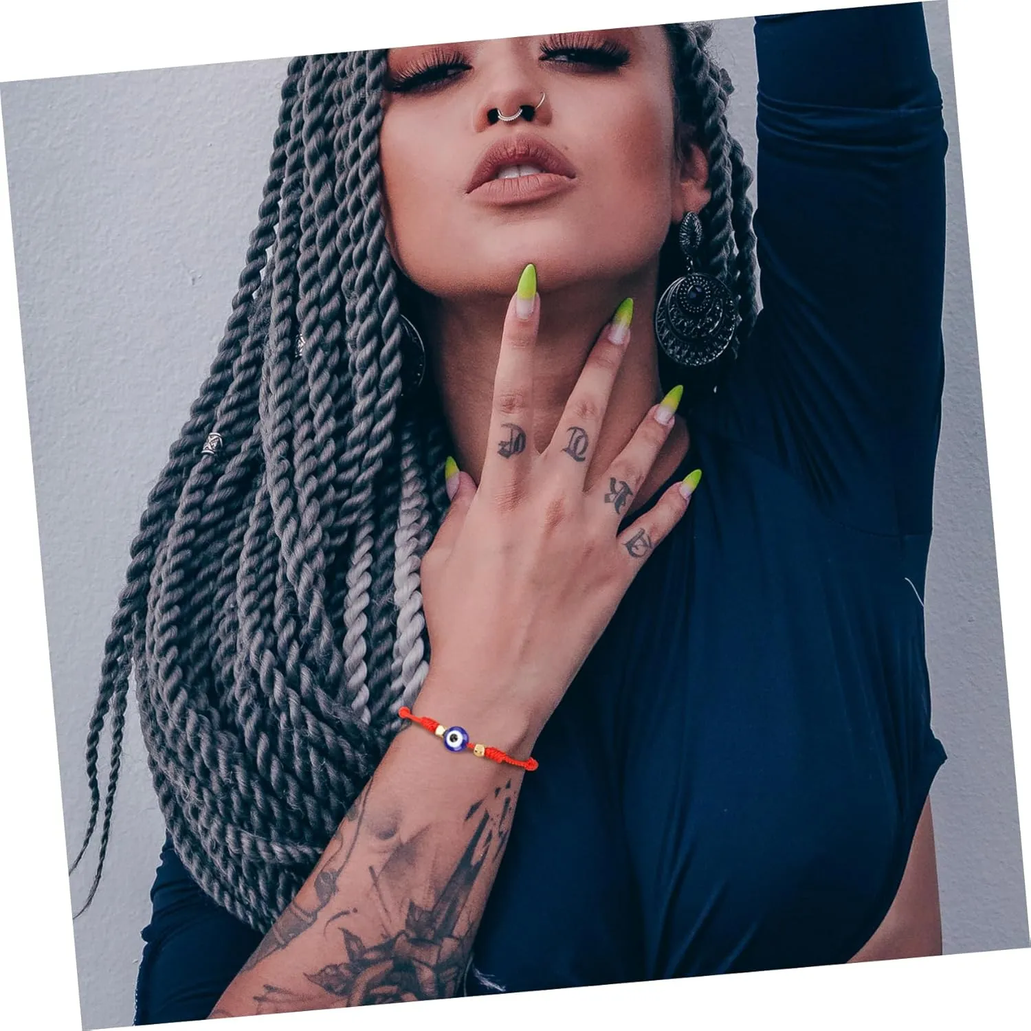 NOLITOY Bracelet Chain Bracelets Strand Bracelets Thread Bracelet Women Jewelry Women Bracelets Blue Eye