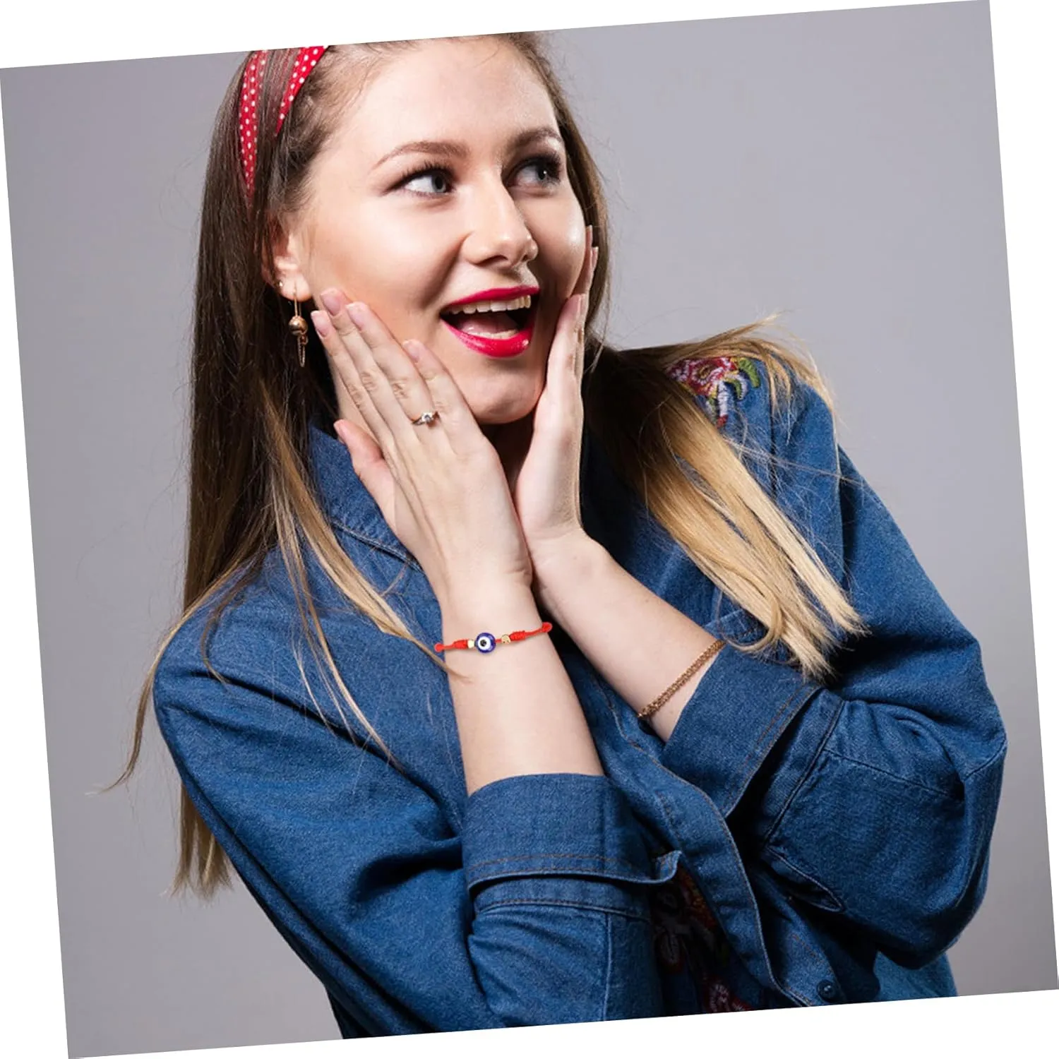 NOLITOY Bracelet Chain Bracelets Strand Bracelets Thread Bracelet Women Jewelry Women Bracelets Blue Eye