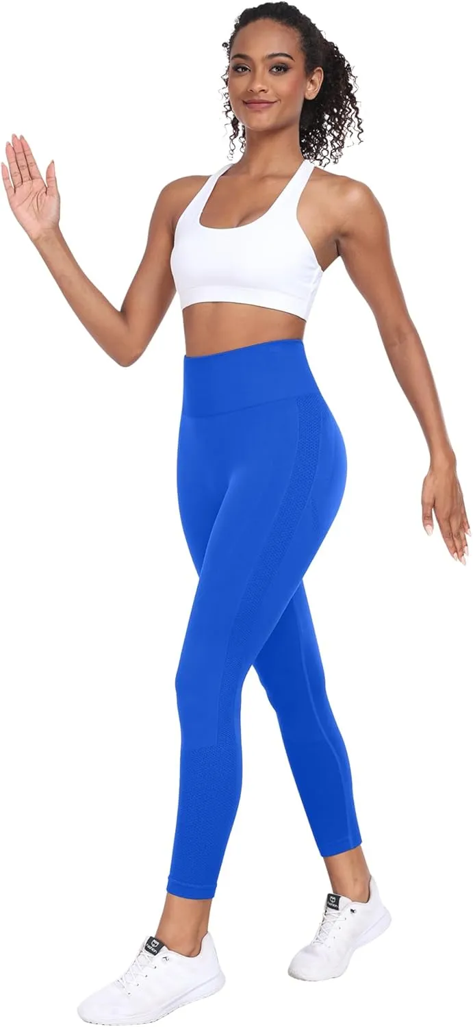 NORMOV Seamless Workout Butt Lifting Leggings - Booty Scrunch Gym Leggings for Women