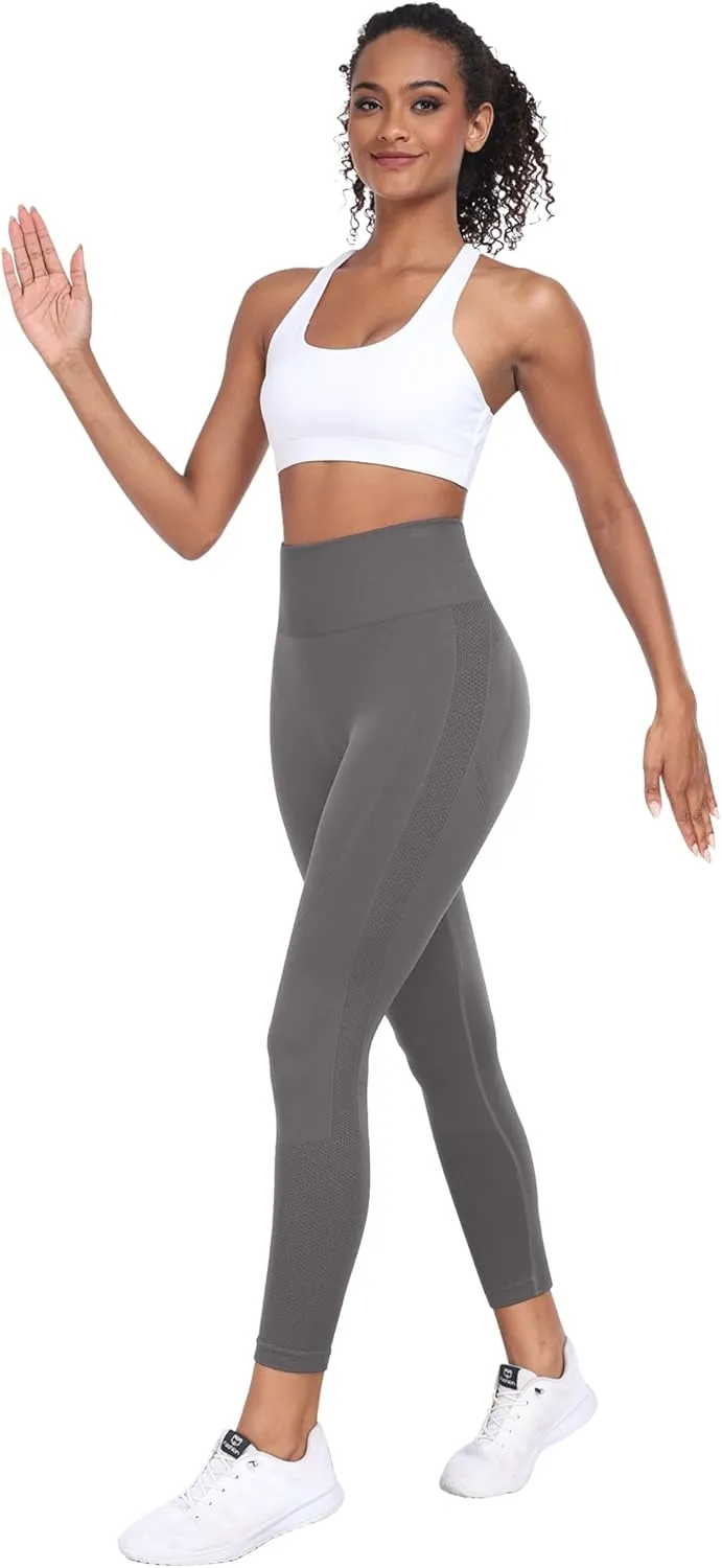 NORMOV Seamless Workout Butt Lifting Leggings - Booty Scrunch Gym Leggings for Women