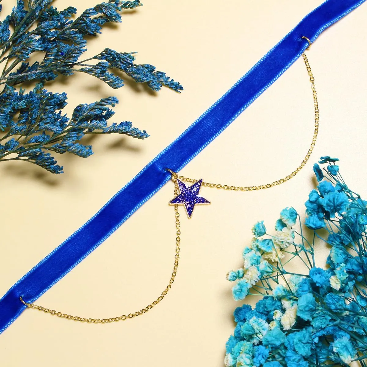 Nova&Aria Chokers Set For Women Heart Pearl Choker Necklaces Flower Pendant Velvet Cute Pink Blue White Black Choker Necklace Classic Tattoo Colorful Lace Chokers