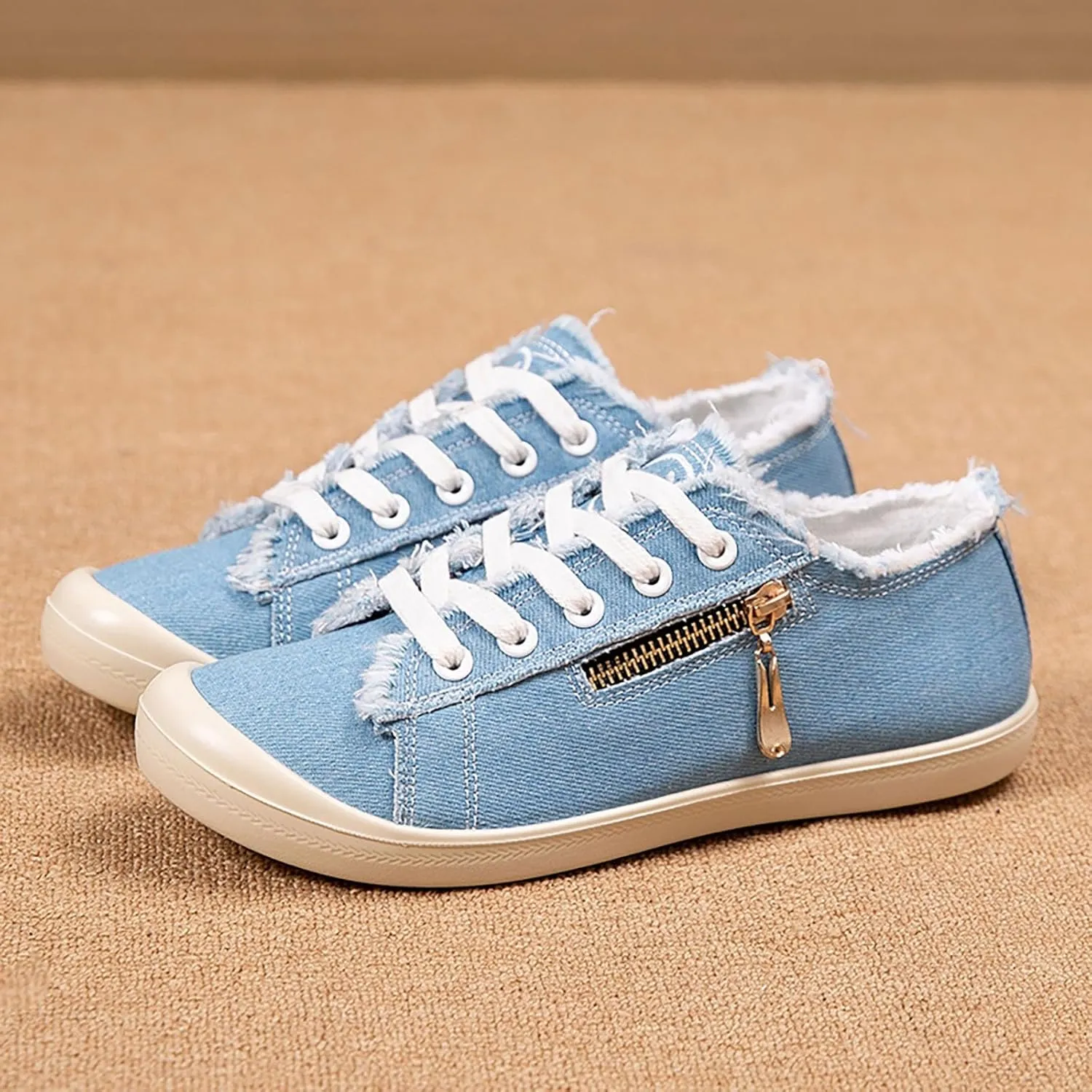 Orthopedic Shoes for Women Casual Non Slip Sneakers Lightweight Comfortable Walking Sneakers Low Top Canvas Shoes