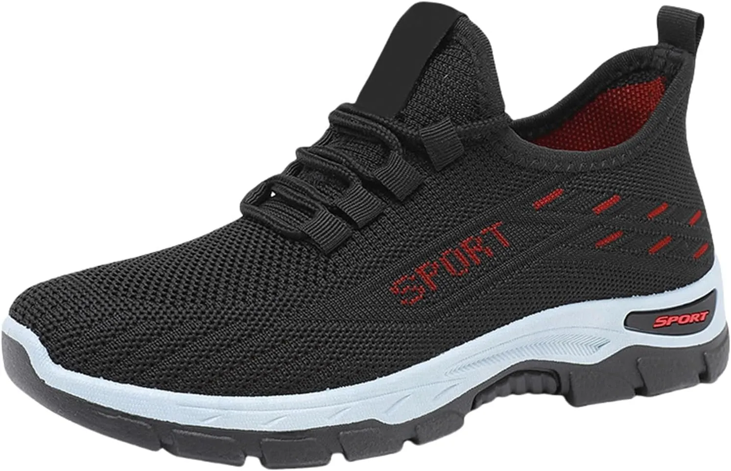 Orthopedic Sneakers for Women Men Casual Comfortable Wedge Walking Sport Sneakers Breathable Mesh Low Top Walking Shoes Fashion Soft Arch Support Slip-On Shoes