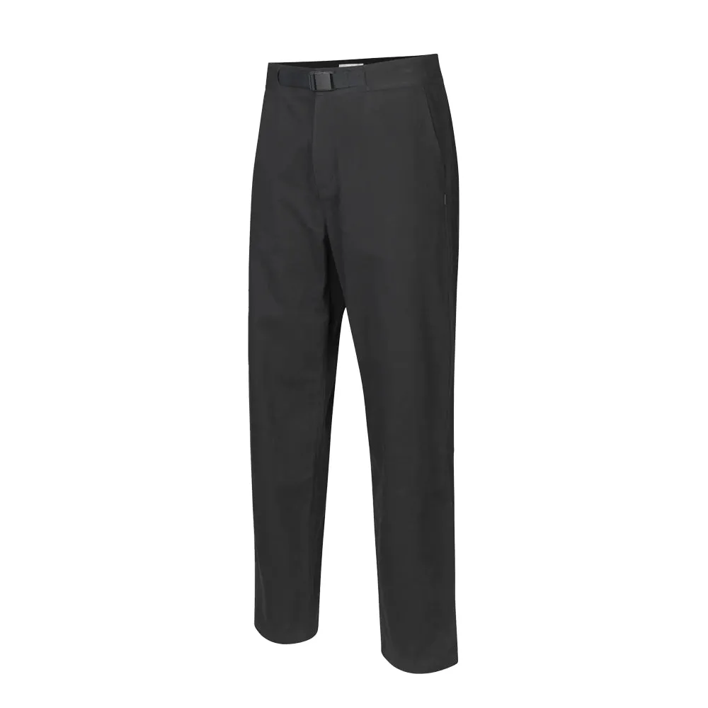 Off-Race Black Cotton Twill Pants by PAS NORMAL STUDIOS