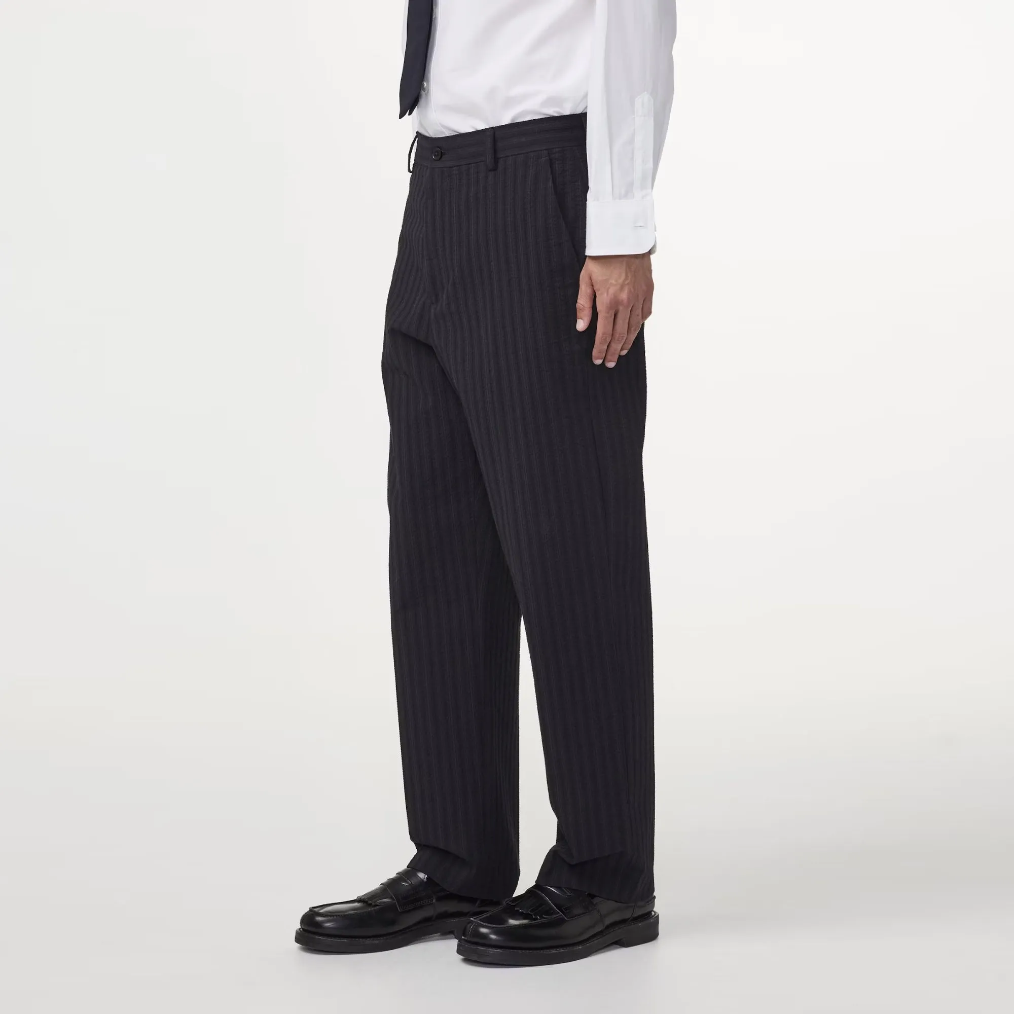 Paw 1921 Organic Cotton Blend Trouser (Black Stripe)