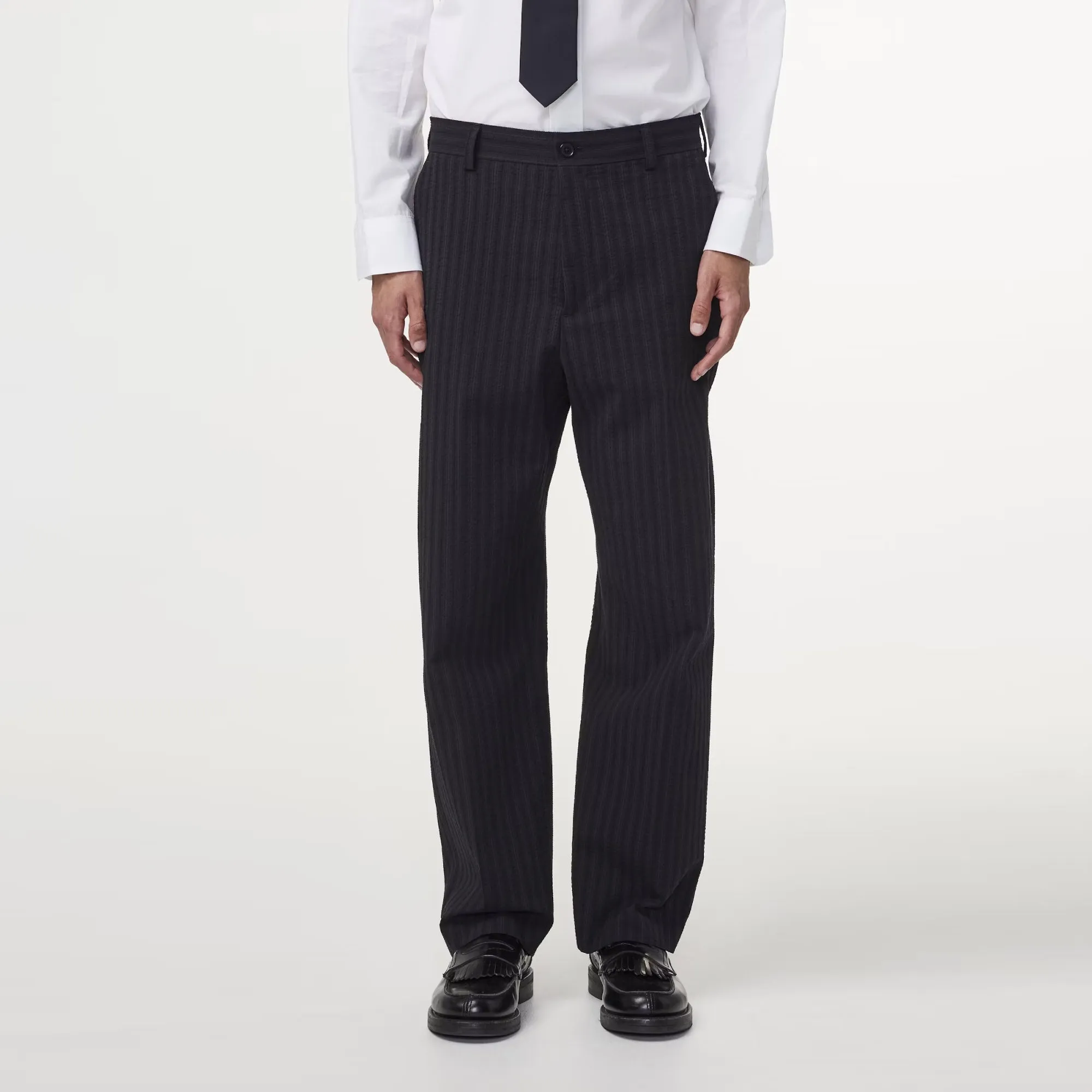 Paw 1921 Organic Cotton Blend Trouser (Black Stripe)
